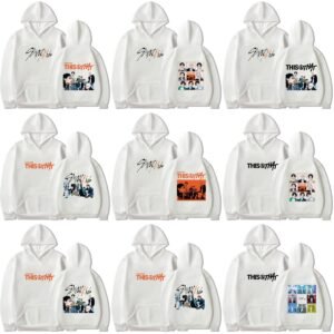 KPOP Stray Kids Hoodie Stray Kids This & That Cotton Hoodie