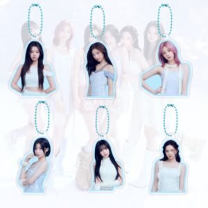 KPOP Acrylic Keychain Plastic Keychain Ruka Pharita Asa Ahyeon Rami Rora Chiquita Plastic Keys Charm