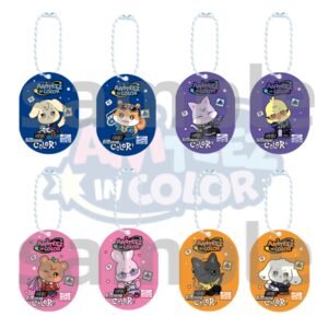 KPOP Acrylic Keychain ATEEZ San Mingi Jongho Yunho Seonghwa Yeosang Wooyoung Hongjoong Plastic Keys Charm
