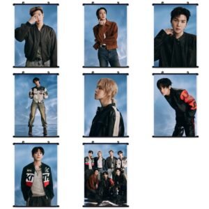 #Bangtan-P02 KPOP Bangtan Boys Photo Tapestry Fabric Poster Jungkook Taehyung Jimin Jin Rm Suga Jhope Hanging Pictures