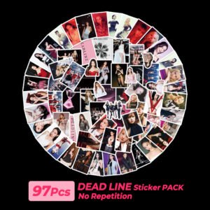 97pcs KPOP BP DeadLine Stickers JISOO JENNIE LISA ROSE Character Stickers