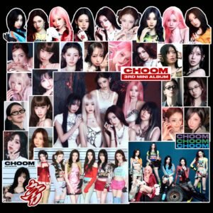 100pcs KPOP BABYMONSTER CHOOM Stickers BABYMONSTER CHOOM  Character Stickers
