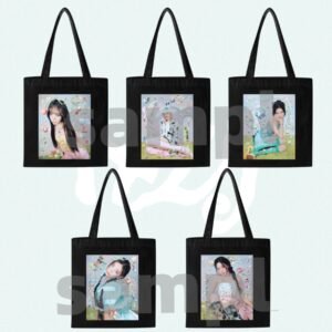 #ITZY001 KPOP Zippered Canvas Bag Yeji Lia Ryujin Chaeryeong Yuna Non-woven Bags ITZY Canvas Bag
