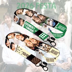KPOP  2026 FESTA Lanyard V JUNGKOOK SUGA J-HOPE JIMIN JIN RM  Decor Gift