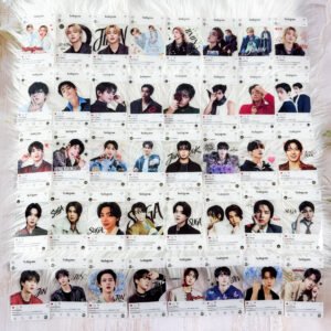 KPOP Bangtan Boys 8Pcs/Set Kpop SUGA JUNGKOOK V Solo Album PVC Cards JIMIN JIN J-HOPE Transparent Photocards Ins Postcards Fans Collection Gift