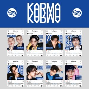 KPOP StrayKids 8Pcs/Set Kpop PVC Cards StrayKids Transparent Photocards Ins Postcards Fans Collection Gift