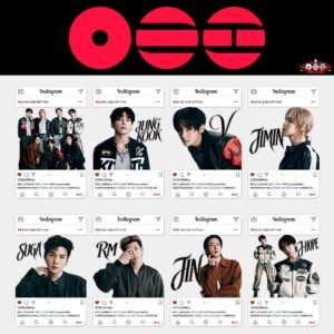 KPOP Bangtan Boys ARIRANG 8Pcs/Set Kpop PVC Cards SUGA JUNGKOOK V JIMIN JIN J-HOPE RMTransparent Photocards Ins Postcards Fans Collection Gift
