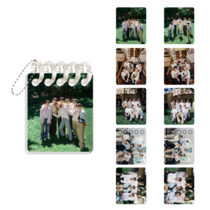 Custom 5PCS Loose Leaf Keychain Custom DIY Photo Book Keychain Acrylic Keychain Acrylic Key Charm