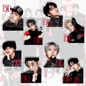 10CM KPOP ATEEZ BAD Acrylic Standee San Mingi Jongho Yunho Seonghwa Yeosang Wooyoung Hongjoong Acrylic Standee