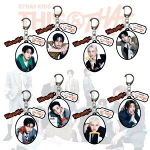 KPOP STRAYKIDS Acrylic Keychain STRAYKIDS THIS & THAT Keychain Plastic Keys Charm