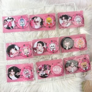 Kpop 2pcs/set Stray Kids DO IT Brooch Tinplate Badge Button Pin Badge