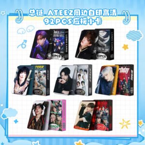 KPOP 92pcs/box ATEEZ Photocard ATEEZ Lomo Card Photo Card