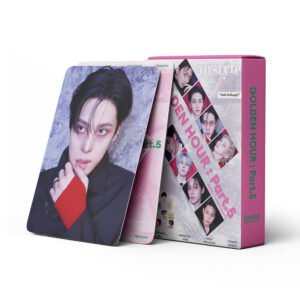 55/pcs KPOP ATEEZ GOLDEN HOUR : Part.5 LOMO Card San Mingi Jongho Yunho Seonghwa Yeosang Wooyoung Hongjoong Photo Card