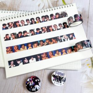 Kpop StrayKids KARMA Decorative Sticker Washi Tape Masking Tape