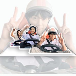 Custom 10cm Three-Piece Acrylic Stand Display Acrylic Standees Double-sided Printing Desktop Decoration