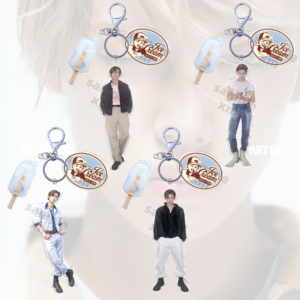 7+3+3cm KPOP YEONJUN Acrylic Keychain YEONJUN Plastic Keys Charm