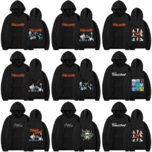 KPOP Stray Kids Hoodie Stray Kids This & That Cotton Hoodie