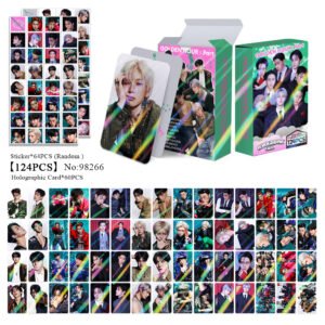 Total KPOP 124pcs/box ATEEZ Photocard ATEEZ Lomo Card Photo Card Holographic Card