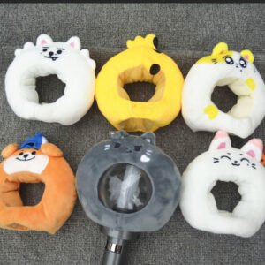 KPOP Idol Cartoon Soft Doll Cape Hat JAY JAKE NIKI Jungwon Light Stick Plush Lamp Cover