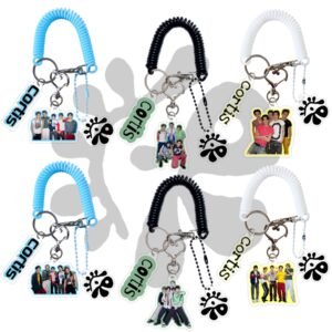 6pcs/set  KPOP CORTIS Acrylic Keychain Plastic Keychain JAMES JUHOON MARTIN SEONGHYEON KEONHO Plastic Keys Charm