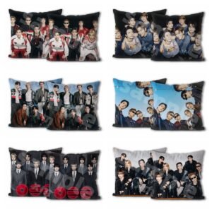 Custom KPOP Bangtan Boys Pattern Pillow Cover KPOP Bangtan Boys  Pillow Case