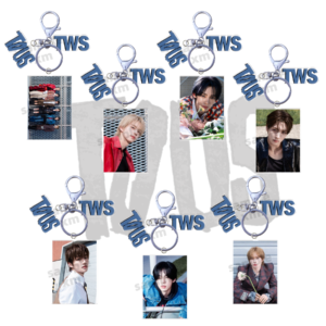 KPOP TWS Acrylic Keychain TWS : 2nd Single Album 'TO US' Plastic Keys Charm