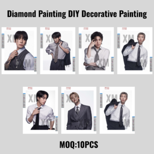 30*40CM Bangtan Boys Pattern Diamond Painting DIY Decorative Painting