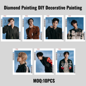 30*40CM Bangtan Boys Pattern Diamond Painting DIY Decorative Painting