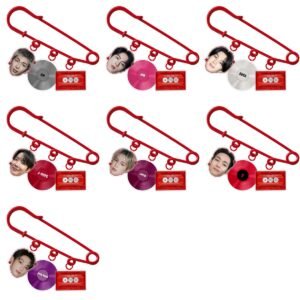 Bangtan Boys 2026 World Tour Arirang Acrylic Clip Cartoon Acrylic Brooch Pin Badges